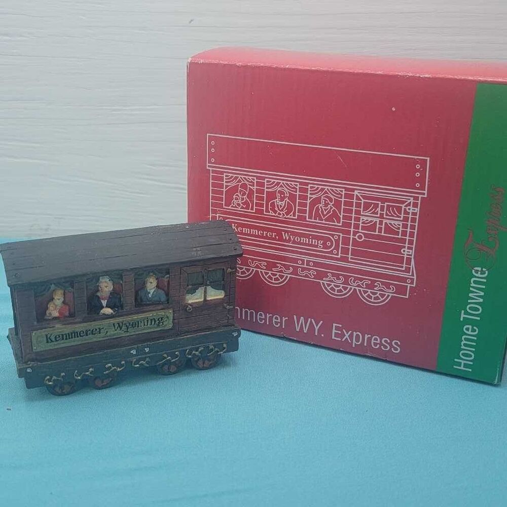 Home Towne Express Kemmerer Wyoming Express Train 1998 JCPenney Figurine